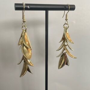 Gold Drop Dangle Fashion Earrings